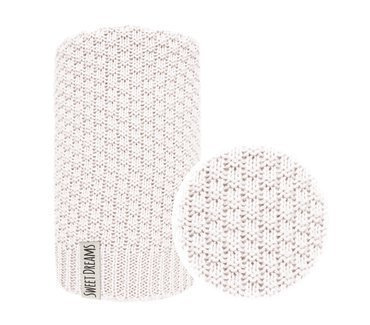 Mikos* Kuscheldecke Babydecke Strickdecke Baby Kinder Decke mit Zopfmuster Öko-Tex 100x80cm/100x120cm (1033)