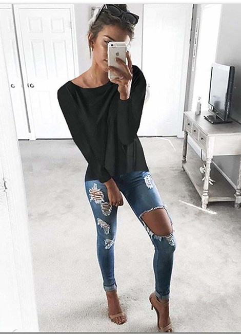 MIKOS ELEGANCKA POLSKA DAMSKA BAWEŁNIANA BLUZKA Z DEKOLTEM z tyłu w szpic i sznurowaniem DŁUGI RĘKAW 653 mietowa