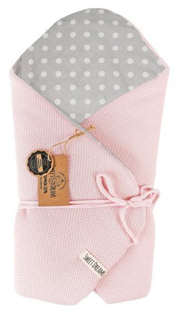 SweetDreams Baby Einschlagdecke, Schlafsack, Wickeldecke für Neugeborene und Kleinkinder, 100% Baumwolle 0-12 Monate, super weich, 75 x 75 cm (1024)