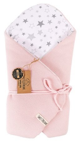 SweetDreams Baby Einschlagdecke, Schlafsack, Wickeldecke für Neugeborene und Kleinkinder, 100% Baumwolle 0-12 Monate, super weich, 75 x 75 cm (1024)