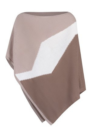 Mikos Poncho Cardigan Asymmetric Strickjacke Modischer Schnitt (640)