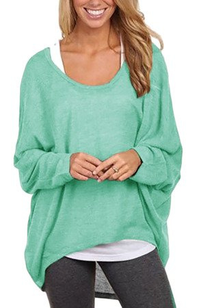 Pullover Strick-Pulli asymmetrisch Cardigan lässig oversize 611