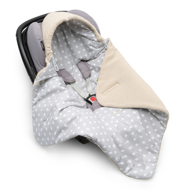 Einschlagdecke Babyschale StrickDecke 100% Baumwolle für Kinderwagen Buggys 1039