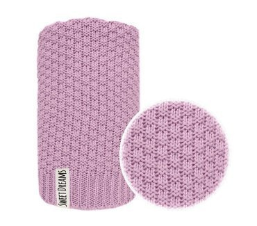 Mikos* Kuscheldecke Babydecke Strickdecke Baby Kinder Decke mit Zopfmuster Öko-Tex 100x80cm/100x120cm (1033)